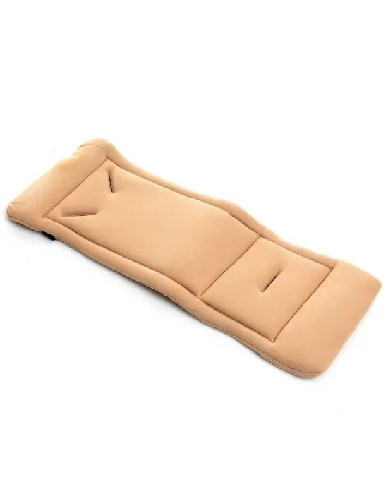 Omarı Bej Renkli Yumuşak ve Konforlu Bebek Arabası Puset Minderi