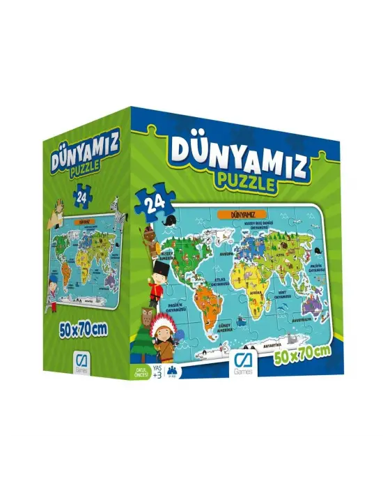 Omarı Doğa Manzaralı Eğlenceli Puzzle