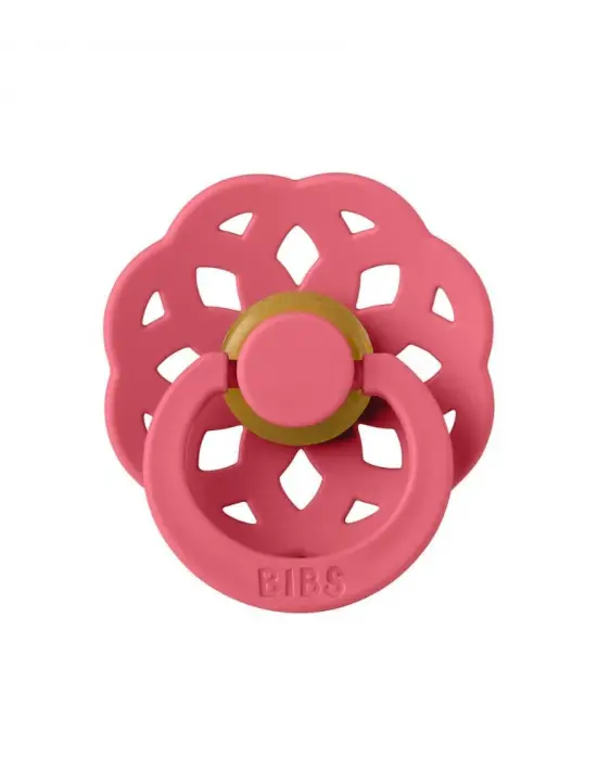 Omarı Doğal Kauçuk Emzik 6-18 Ay Korallı Renk