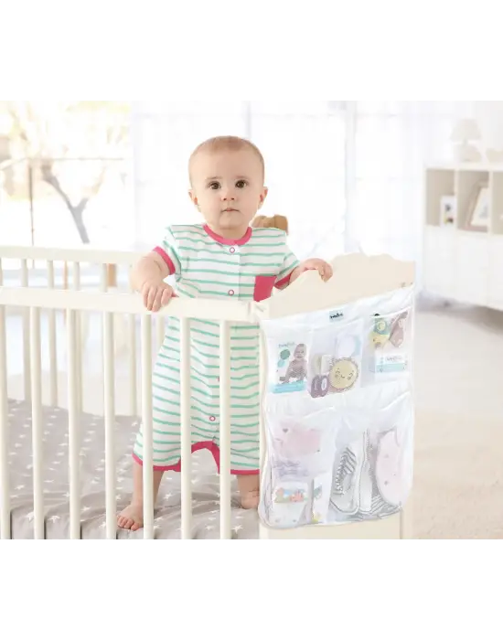 Omarı Düzenli ve Kullanışlı Yatak Başı Organizer