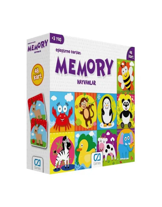 Omarı Eğlenceli Hayvan Eşleştirme Kartları