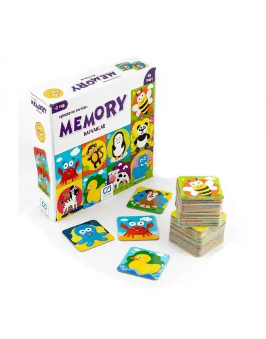 Omarı Eğlenceli Hayvan Eşleştirme Kartları