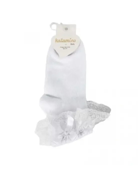 Omarı Eğlenceli Katamino Çorap - Beyaz