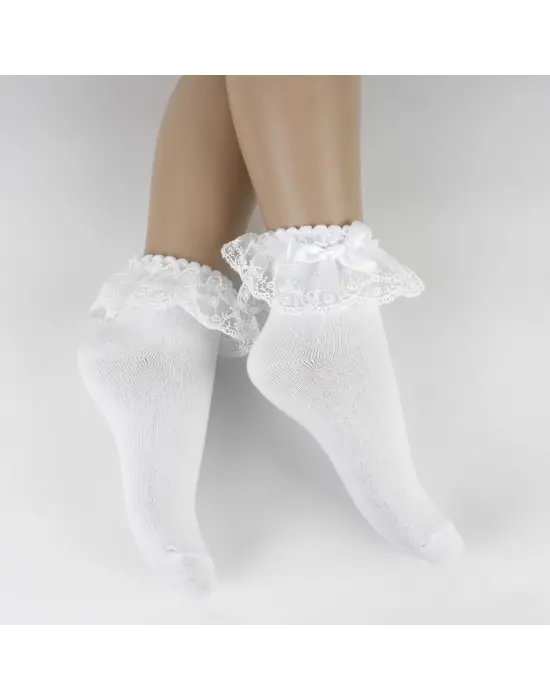 Omarı Eğlenceli Katamino Çorap - Beyaz