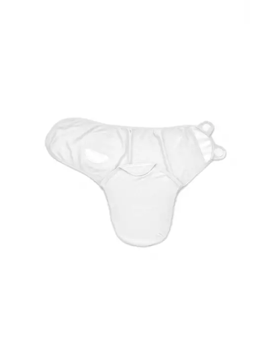 Omarı Ekru Renkli Penye Kundak - Yumuşak ve Şık Bebek Giysisi