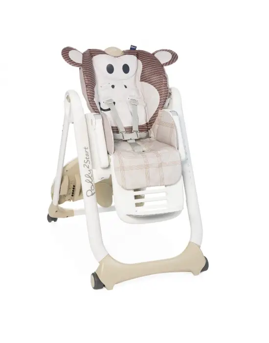 Omarı Ergonomik Tasarımlı Çocuk Mama Sandalyesi - Monkey Temalı