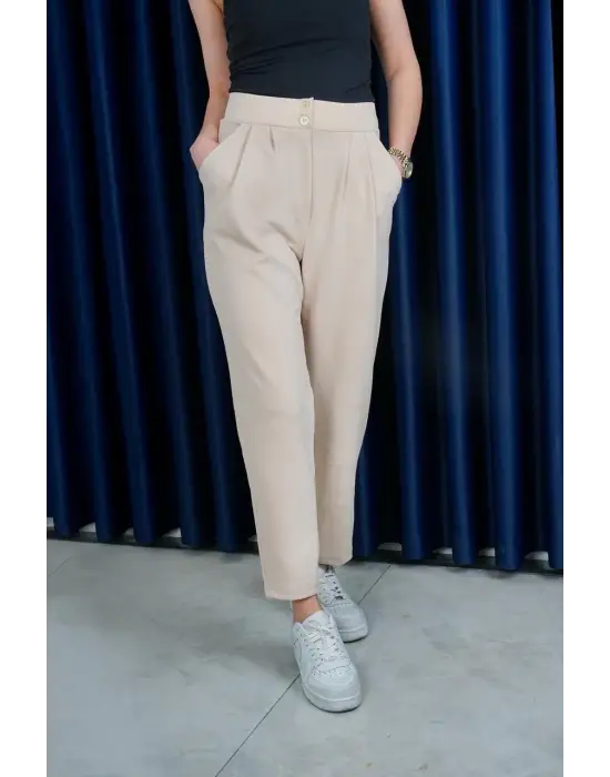 Omarı Esnek ve Rahat Havuç Pantolon