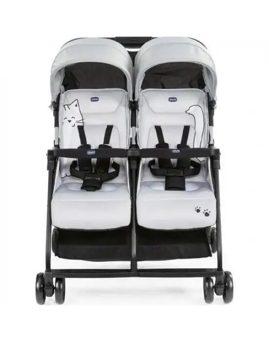 Omarı Hafif ve Şık İkiz Bebek Arabası - www.benorra.com