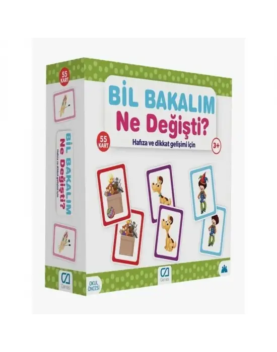 Omarı Hafıza ve Dikkat Gelişim Kartları - Eğlenceli ve Zihin Açıcı Oyunlar