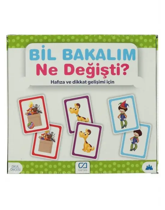 Omarı Hafıza ve Dikkat Gelişim Kartları - Eğlenceli ve Zihin Açıcı Oyunlar