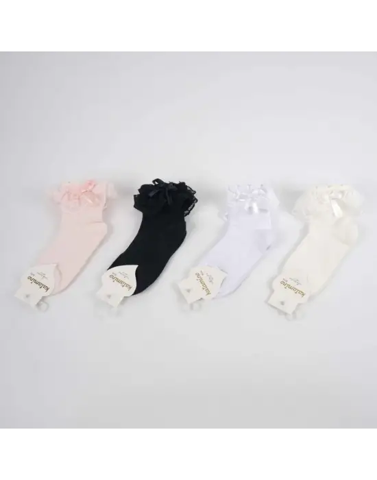 Omarı Katamino Kız Soket Çorap - Aksanlı Desenli | gl00my