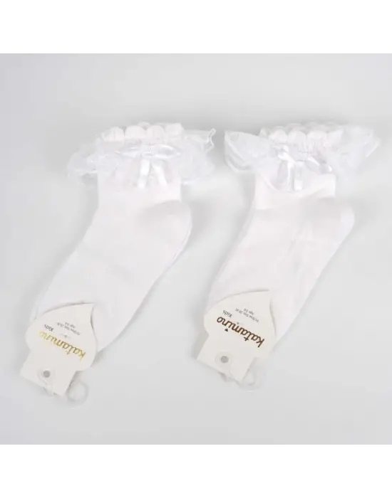 Omarı Katamino Kız Soket Çorap - Aksanlı Desenli | gl00my