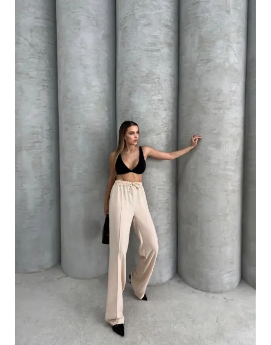 Omarı Rahat ve Şık Çımalı Pantolon