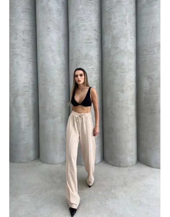 Omarı Rahat ve Şık Çımalı Pantolon