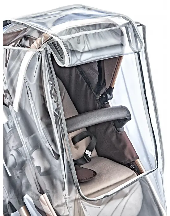 Omarı Lüks Bebek Arabası Reflektörlü Yağmurluk