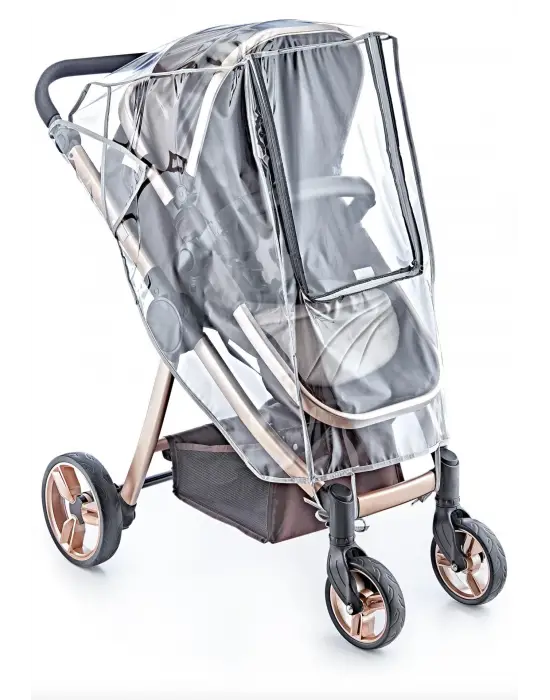 Omarı Lüks Bebek Arabası Reflektörlü Yağmurluk