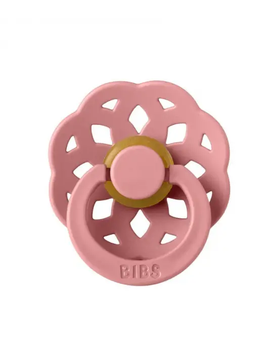 Omarı Organik Kauçuk Emzik 6-18 Ay Pudra Pembesi