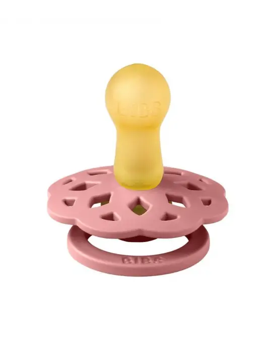 Omarı Organik Kauçuk Emzik 6-18 Ay Pudra Pembesi