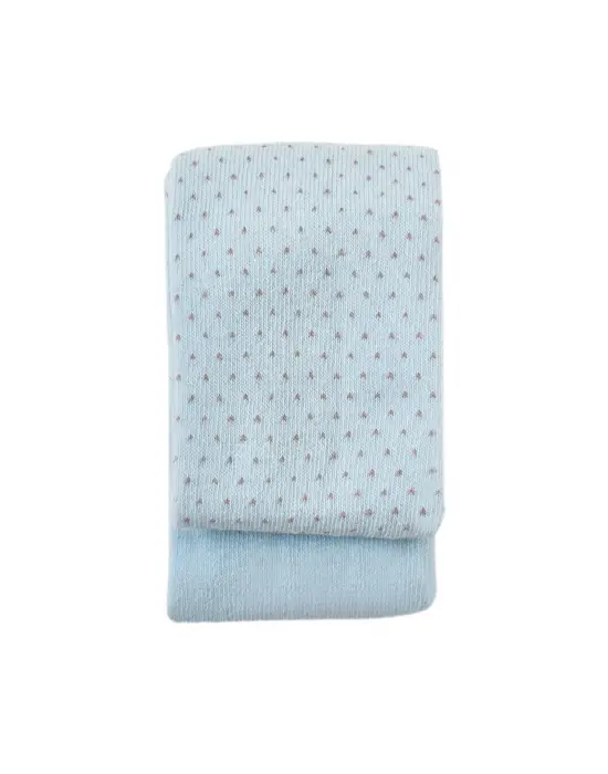 Omarı Organik Pamuklu Mavi Külotlu Çorap