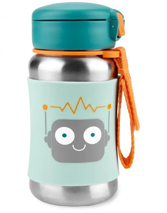 Omarı Paslanmaz Çelik Robot Temalı 350 ml Suluk