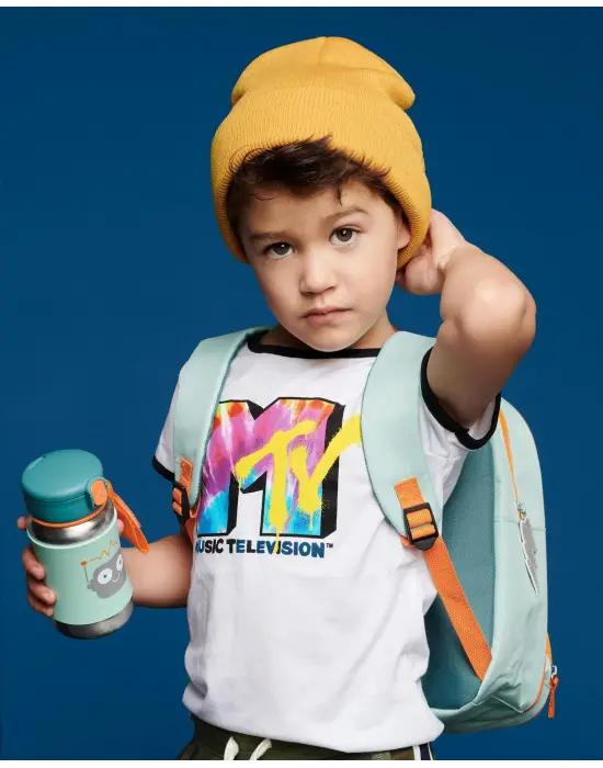 Omarı Paslanmaz Çelik Robot Temalı 350 ml Suluk