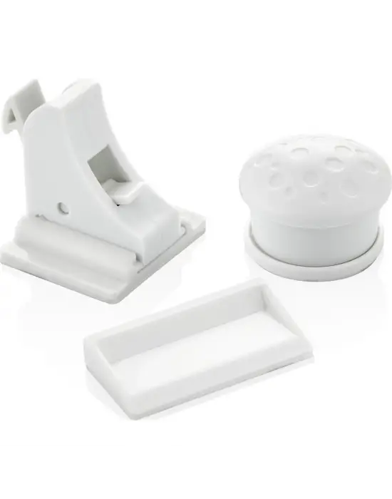 Omarı Pratik Mıknatıslı Çekmece Kilidi Seti 4 Parça