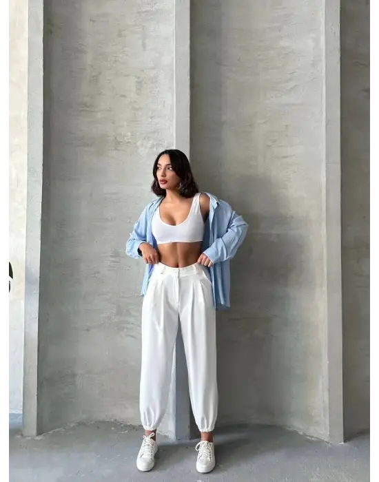 Omarı Rahat Şalvar Pantolon Modeli