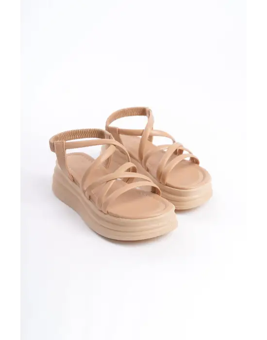 Omarı Rahat Tabanlı Tabaan Bayan Sandalet