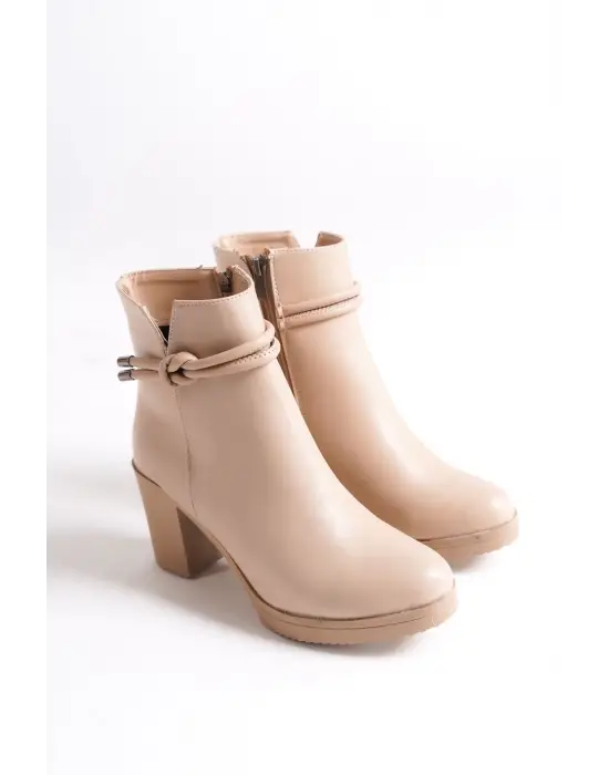 Omarı Yumuşak Tabanlı Kadın Botu - Tabaan Topuklu Bot