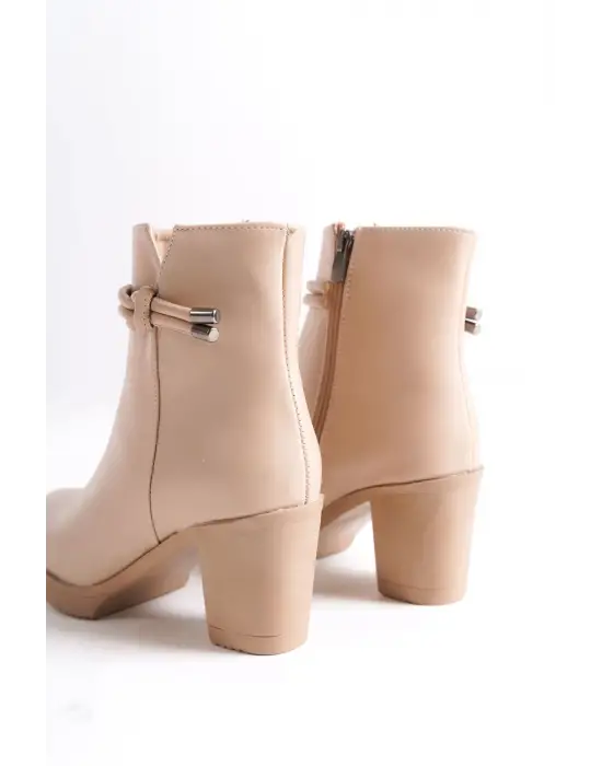 Omarı Yumuşak Tabanlı Kadın Botu - Tabaan Topuklu Bot