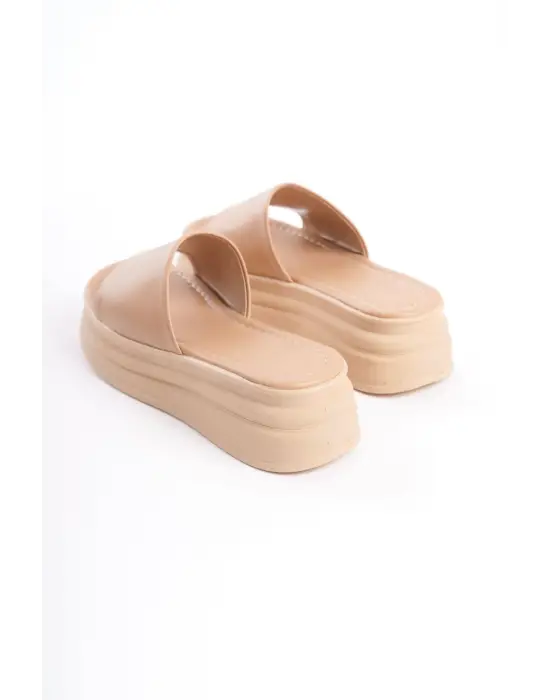 Omarı Rahat Tabanlı Topuklu Tabaan Bayan Terlik - Alice