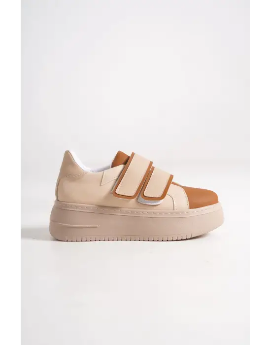 Omarı Tabaan Rahat Spor Ayakkabı Bayan Cırt Cırtlı Valencia