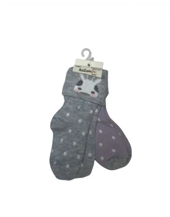 Omarı Renkli Katamino Bebek Soket Çorap Seti