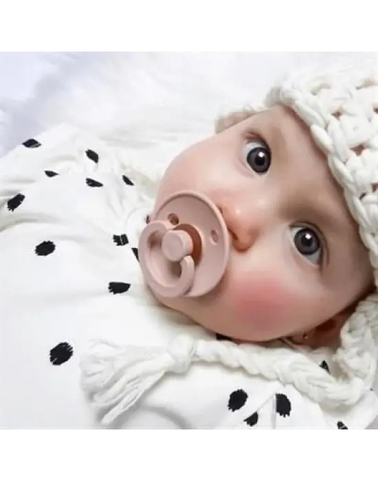 Omarı Renkli Kauçuk Emzik 6-18 Ay Blush