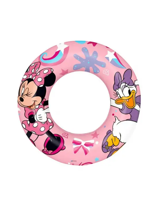 Omarı Sevimli Minnie Desenli Simit Yüzme Halkası