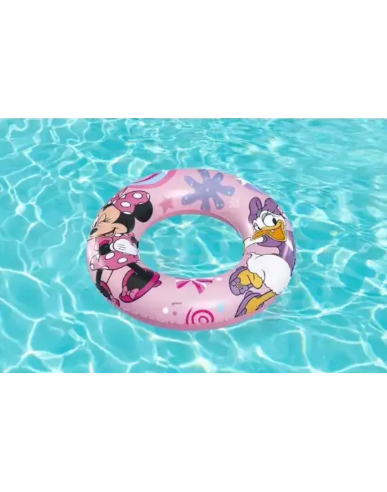 Omarı Sevimli Minnie Desenli Simit Yüzme Halkası