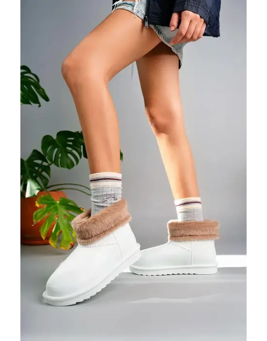 Omarı Su Geçirmez ve Kürklü Beyaz Oval Burunlu Bot