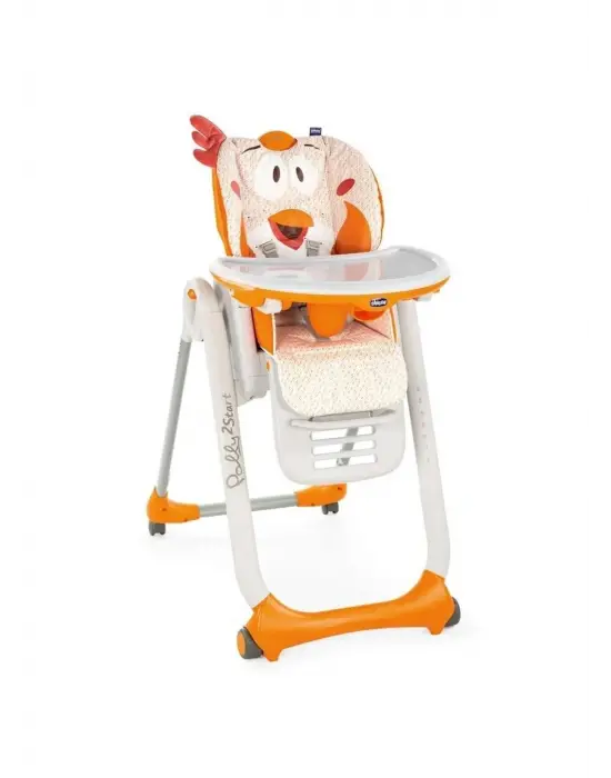 Omarı Süslü Tavuk Desenli Mama Sandalyesi