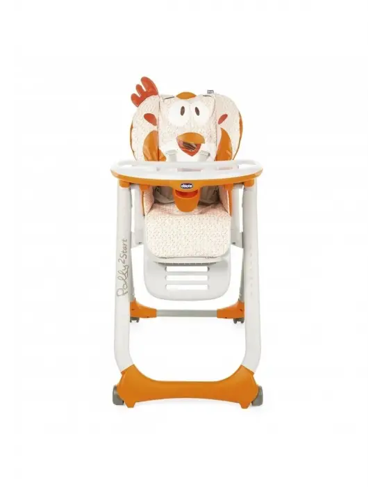 Omarı Süslü Tavuk Desenli Mama Sandalyesi