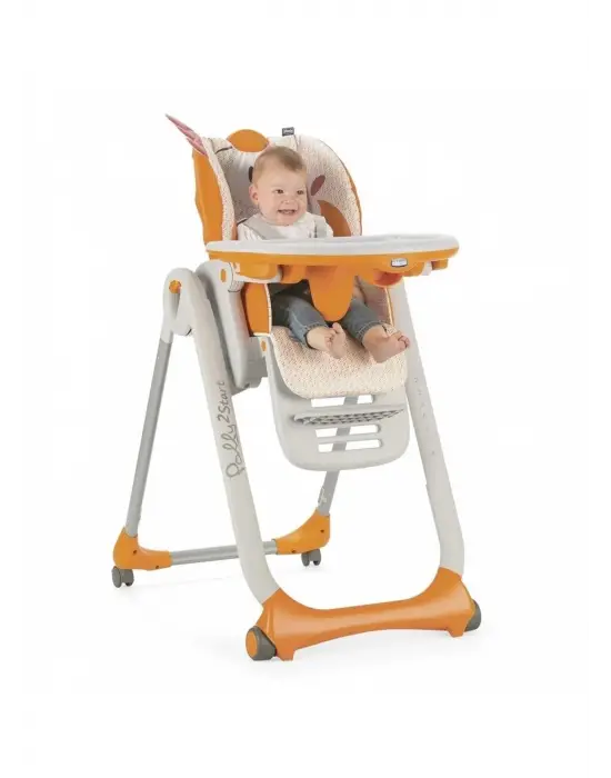 Omarı Süslü Tavuk Desenli Mama Sandalyesi