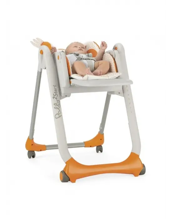 Omarı Süslü Tavuk Desenli Mama Sandalyesi