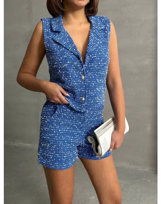 Omarı Yaz Şıklığına Davet: Yelekli Şort Takımı