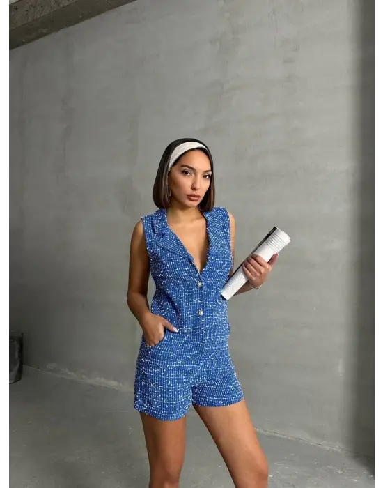 Omarı Yaz Şıklığına Davet: Yelekli Şort Takımı