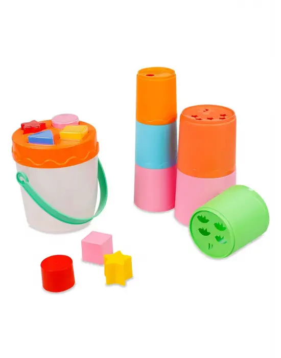 Omarı Yüksek Kapasiteli İç İçe Geçen Depolama Kapları