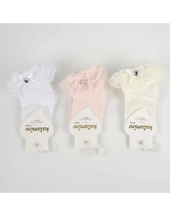 Omarı Yumuşak Pamuklu Bebek Soket Çorap Seti