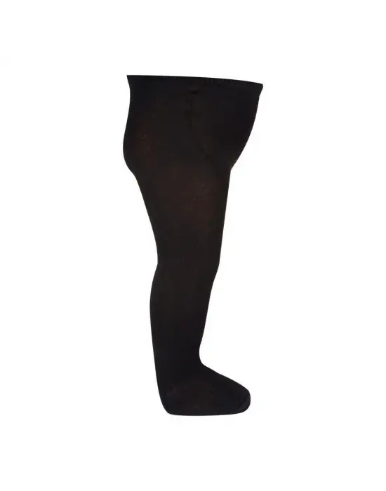 Omarı Yumuşak ve Doğal Bambu Bebek Külotlu Çorap Siyah