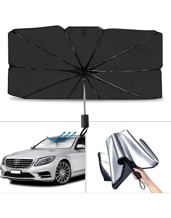 Mercedes Cla, Audi A5, Bmw 4 Serisi, Vw Arteon, Toyota Camry Uyumlu Oto Şemsiye