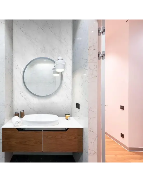 Omarı Su ve Yağa Dayanıklı Mermer Desenli Mutfak Duvar Sticker - Yüksek Sıcaklık Esnekliği İle Tezgah ve Dolapları Yenileyin