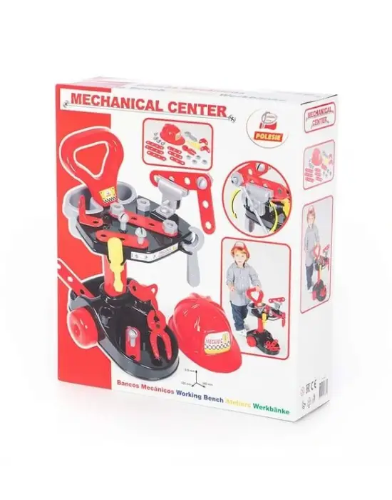 Meslek Setleri  - Mekanik-  Tekerlekli Tamir Seti  Tezgahı 51 cm - 27 parça