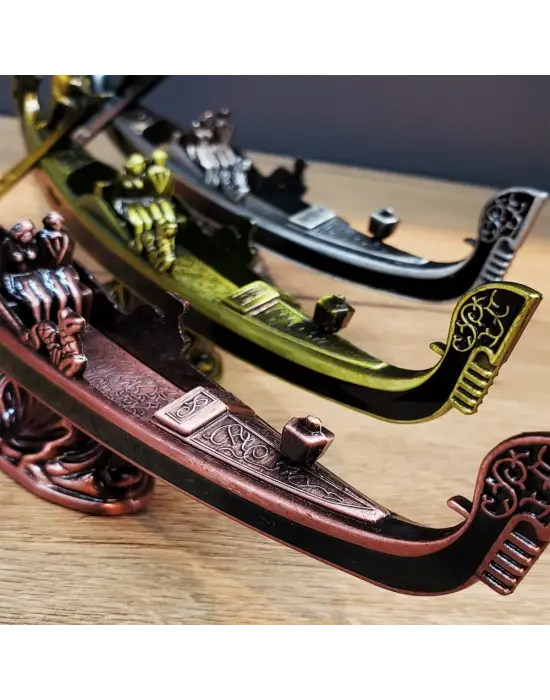 Metal Dekoratif Venedik Kayık